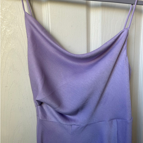 NWT Suki Front Split Lilac Midi Dress - XS - Picture 7 of 8